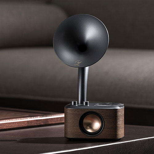 SANGEAN Chopin Mini Retro Subwoofer Bluetooth Speaker Black